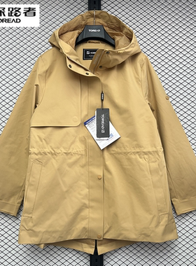 探路者女式外套2025春夏新款风衣外套TAYYAN82507