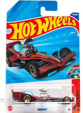 170号 MADFAST 酒红色 风火轮 TRACK ACES系列25M