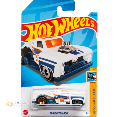 86号 ERIKENSTEIN ROD 白色风火轮 HW 55 RACE TEAM系列23D