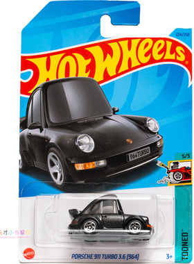 234号 PORSCHE 911 TURBO 3.6[964] 保时捷 黑色 美泰风火轮 TOON