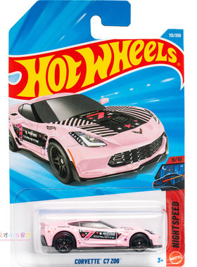 113号 CORVETTE C7 Z06 克尔维特 粉红色 风火轮 NIGHTSPEED系列2