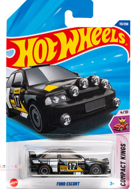 113号 FORD ESCORT 福特 黑色 风火轮 COMPACT KINGS系列25E
