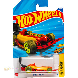 热狗车 WIENER 红铲子色 风火轮 FOODIE快餐车 85号 FAST STREET