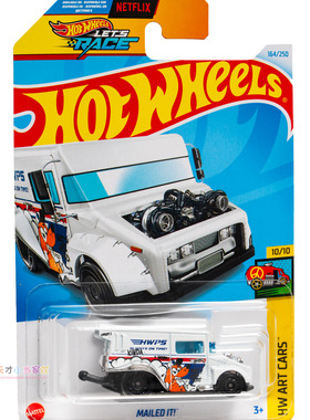 164号 MAILED IT 白色 风火轮 HW ART CARS系列24P