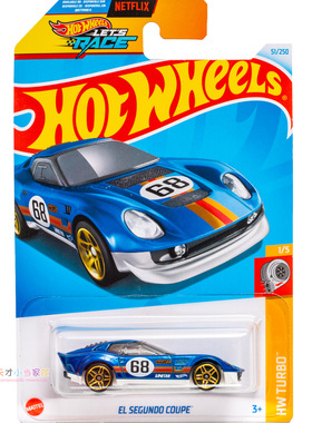 51号 EL SEGUNDO COUPE 蓝色 风火轮 HW TURBO系列24G