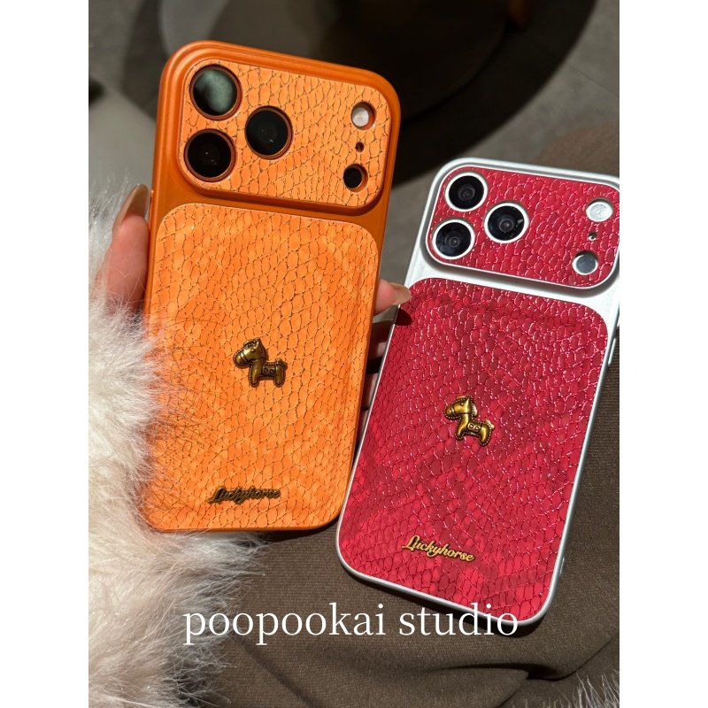 PooPookai高级感蛇皮纹立体小金马适用于苹果16/17promax/iPhone15pro手机壳女款14全包防摔13保护套,3C数码配件,手机保护套/壳,淘宝优惠券,粉丝福利购,淘宝优惠卷