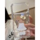 iPhone15pro手机壳女款 PooPookai可爱透明雪花黑皮kt猫适用于苹果16 17promax 14全包防摔13保护套