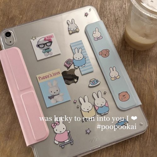 可爱星星卡通米菲兔kitty插画iPad2025保护套第11代新款Air7/6/5适用苹果iPad10保护壳10.9平板Pro11寸mini7