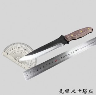 新星弹簧钢加长刀手工小刀安大略18剁分割刀雷胖子户外荒野露营刀