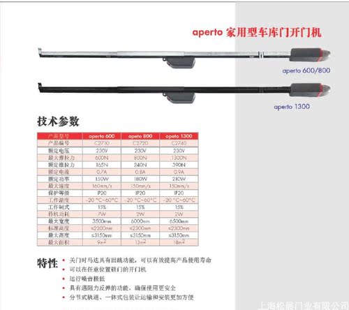 德国索玛车库门开门机APERTO600