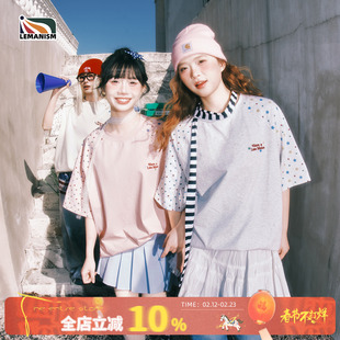 lemanism美式潮牌索罗娜插肩袖星星短袖T恤女生2026夏季新款半袖