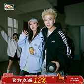 潮牌情侣外套运动长袖 lemanism三条杠开衫 连帽拉链卫衣男秋季 上衣