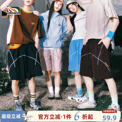 夏季宽松休闲短裤情侣款五分裤子