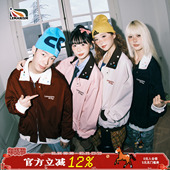 lemanism明星同款 巴恩风撞色情侣夹克男2025春秋季 粉色外套棒球服