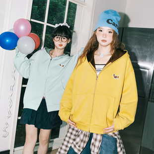 潮流腊肠狗连帽开衫 lemanism美式 卫衣情侣外套 所有女生直播间