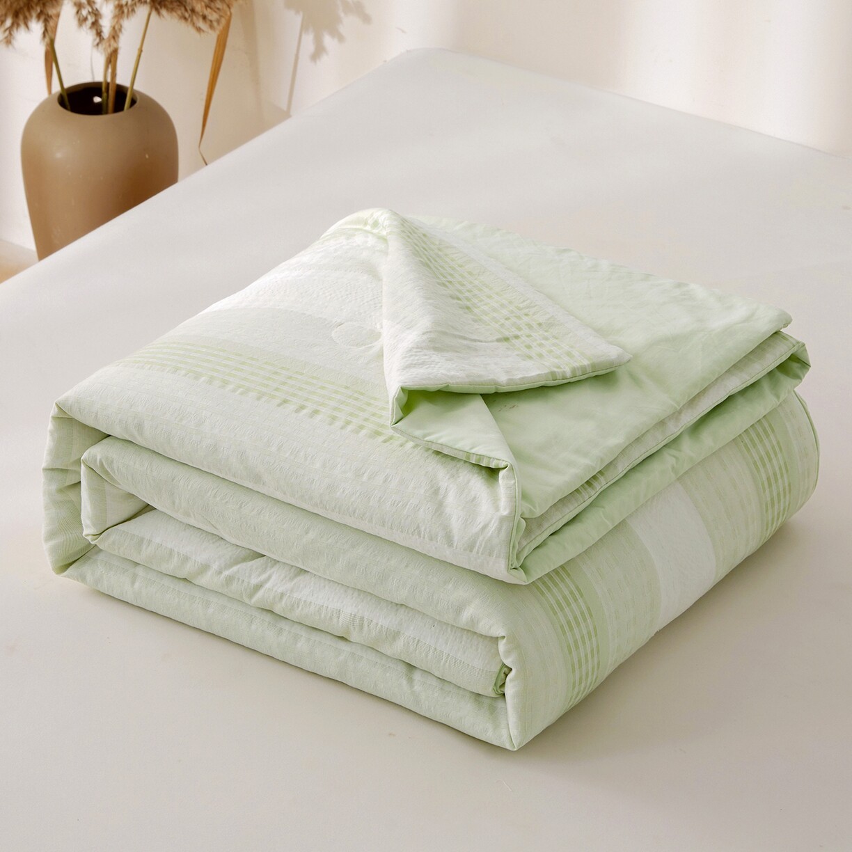 2026新款JM色织提花大豆被夏凉被夏季简约午睡被双人床品高质量