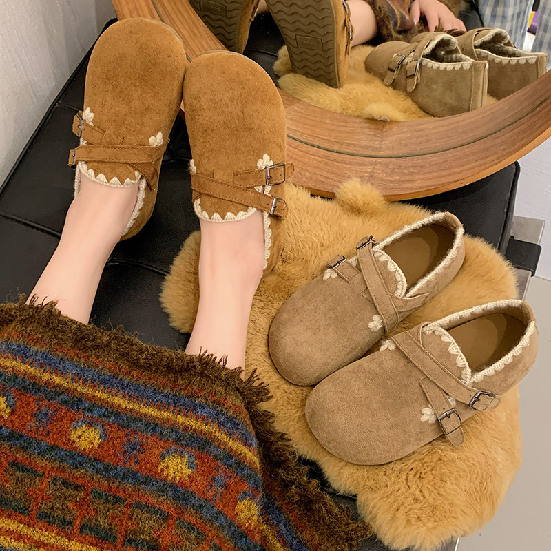 厚底全包勃肯鞋一脚蹬懒人豆豆鞋女2026新款春季百搭乐福博肯单鞋,女鞋,勃肯鞋/软木鞋,淘宝优惠券,粉丝福利购,淘宝优惠卷