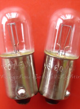 赛远电光源 按摩器灯泡 微型灯泡60v 5w ba9s t10x28 A011 高品质