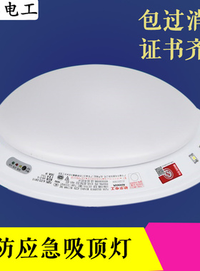 敏华t8消防应急灯管支架灯日光灯带应急单管荧光灯雷达人体感应灯