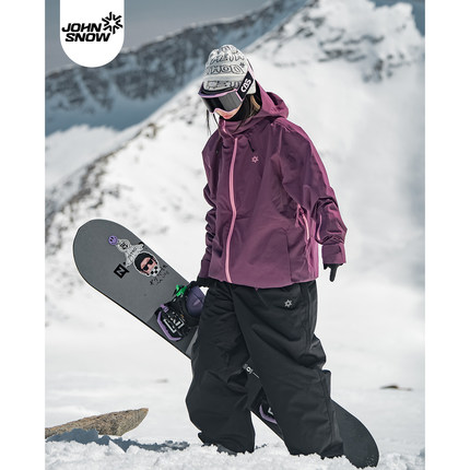 John snow滑雪服套装女款男款3L专业防水保暖单板滑雪衣加棉新款