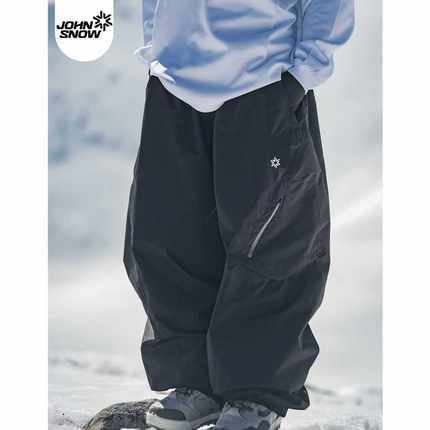 John snow滑雪裤女25新款单板专业防水耐磨宽松全压胶滑雪服裤子