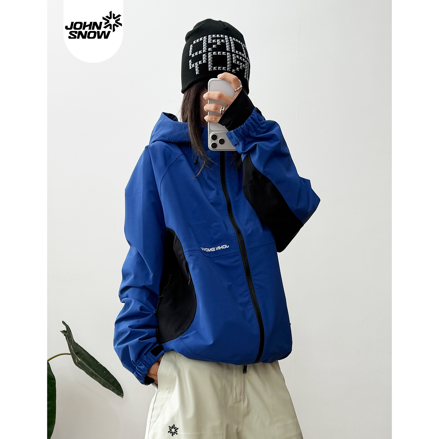 johnsnow滑雪服女款男25新款防水防风高端3L硬壳户外滑雪上衣外套