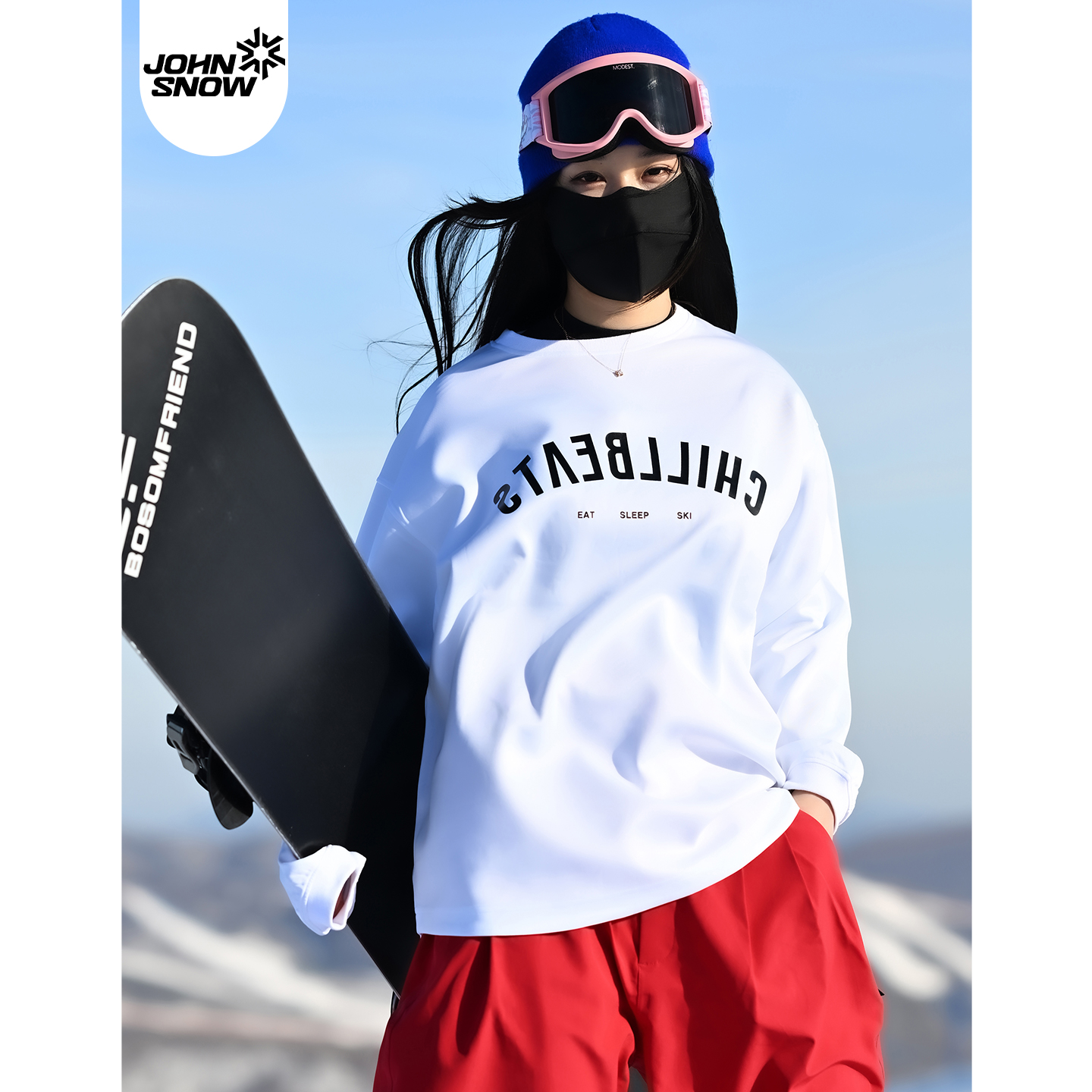 johnsnow滑雪卫衣防泼水