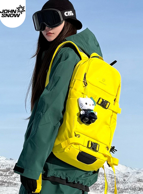 John snow滑雪背包冬季户外轻量化野雪包专业单板双板双肩背包女