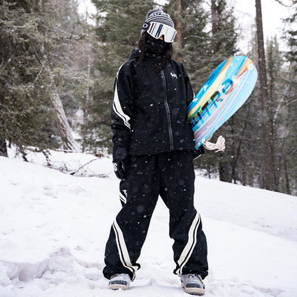 john snow滑雪服女男款2025新款防水保暖专业单双板滑雪衣裤套装