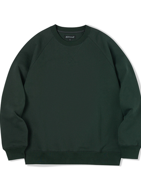 NATIVEWELL 基本款重磅圆领套头卫衣 毛圈加厚全棉 男女款