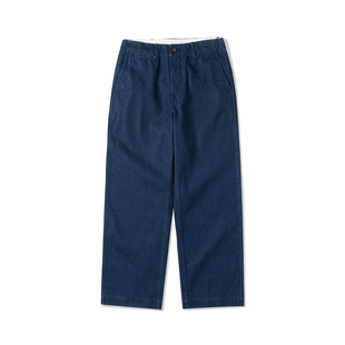 NATIVEWELL水洗牛仔Chino Army宽松直筒conedenim长绒棉