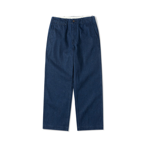 NATIVEWELL水洗牛仔Chino Army宽松直筒conedenim长绒棉