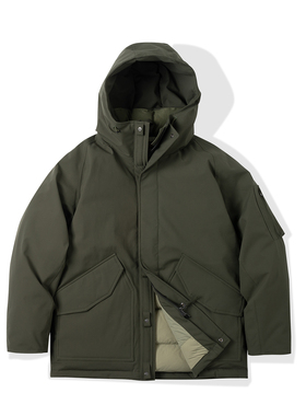 NATIVEWELL新版山系蓬松复古中款户外白鹅绒羽绒服东丽机能面料