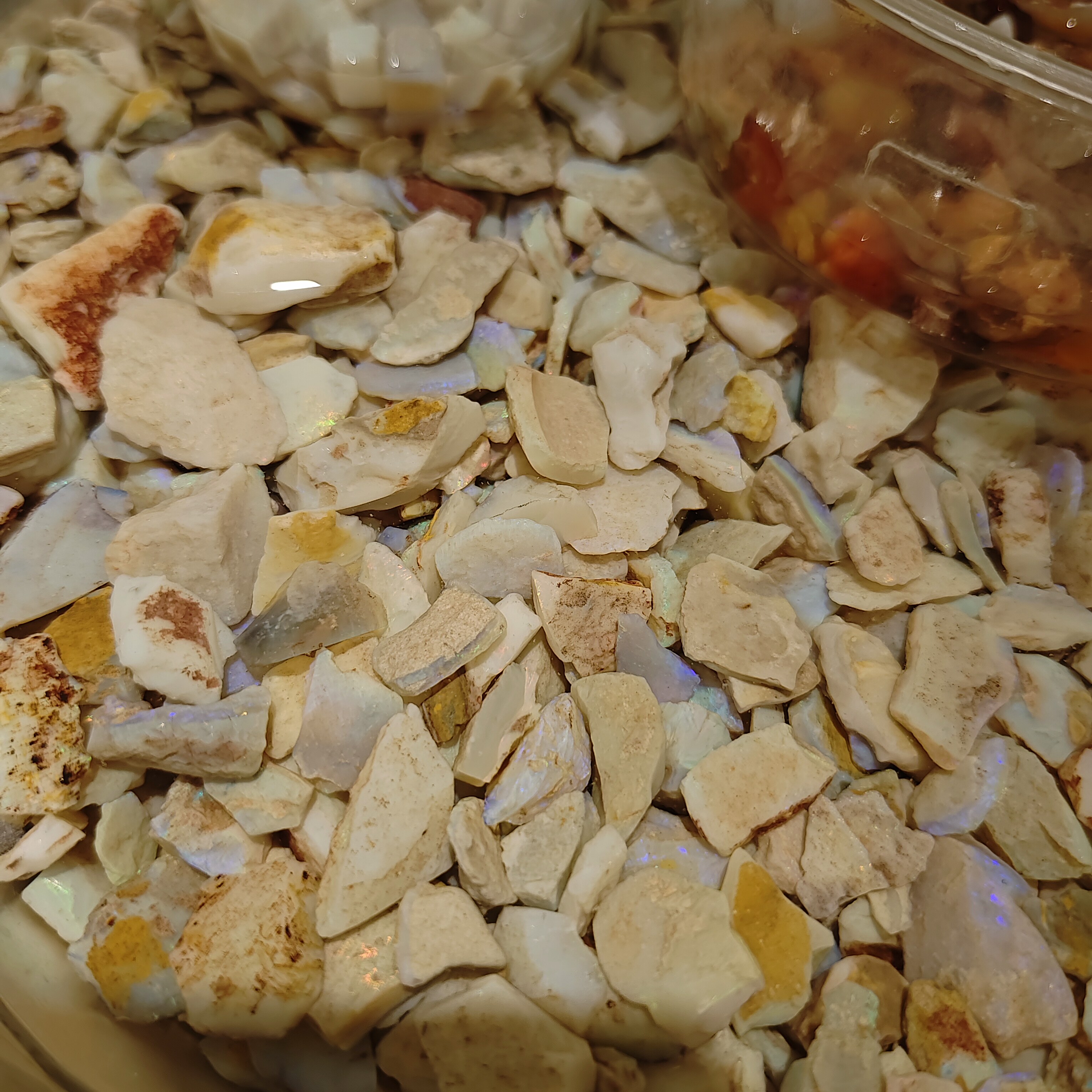 进阶等级练手料澳洲天然欧泊原石奇石