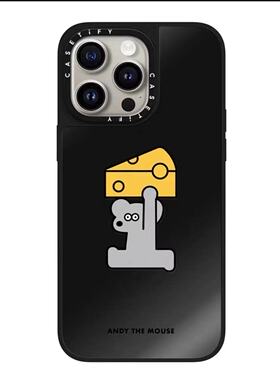CASETi联名Seiji Matsumoto呆萌老鼠奶酪ANDY童趣适用15pro适用于iPhone14/13/12/11防摔可爱保护苹果手机壳