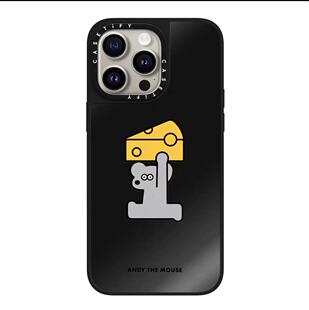 11防摔可爱保护苹果手机壳 Matsumoto呆萌老鼠奶酪ANDY童趣适用15pro适用于iPhone14 CASETi联名Seiji