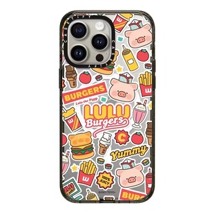 CASETiF新款镜面猫狗贴纸磁吸magsafe原版男苹果15保护套14plus壳iphone13promax防摔套12pro保护15可爱女