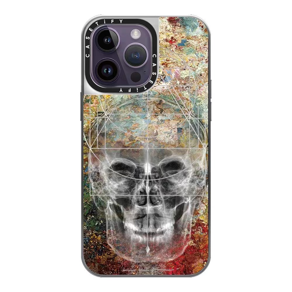 苹果15pro镜面可爱防摔