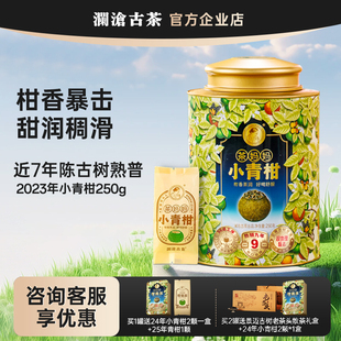 自己喝送礼 5年古树熟普 茶妈妈小青柑2023年250g 澜沧古茶新会柑