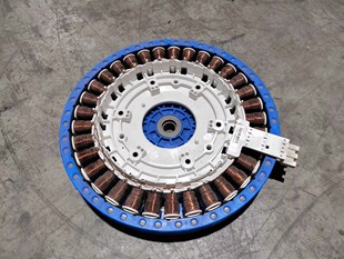 适用美的滚筒洗衣机MD100VT90WIADY直驱电机 线圈马达