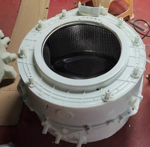 美的MG90-1431DS TG90-1411DXS滚筒洗衣机塑料桶不锈钢内桶三脚架