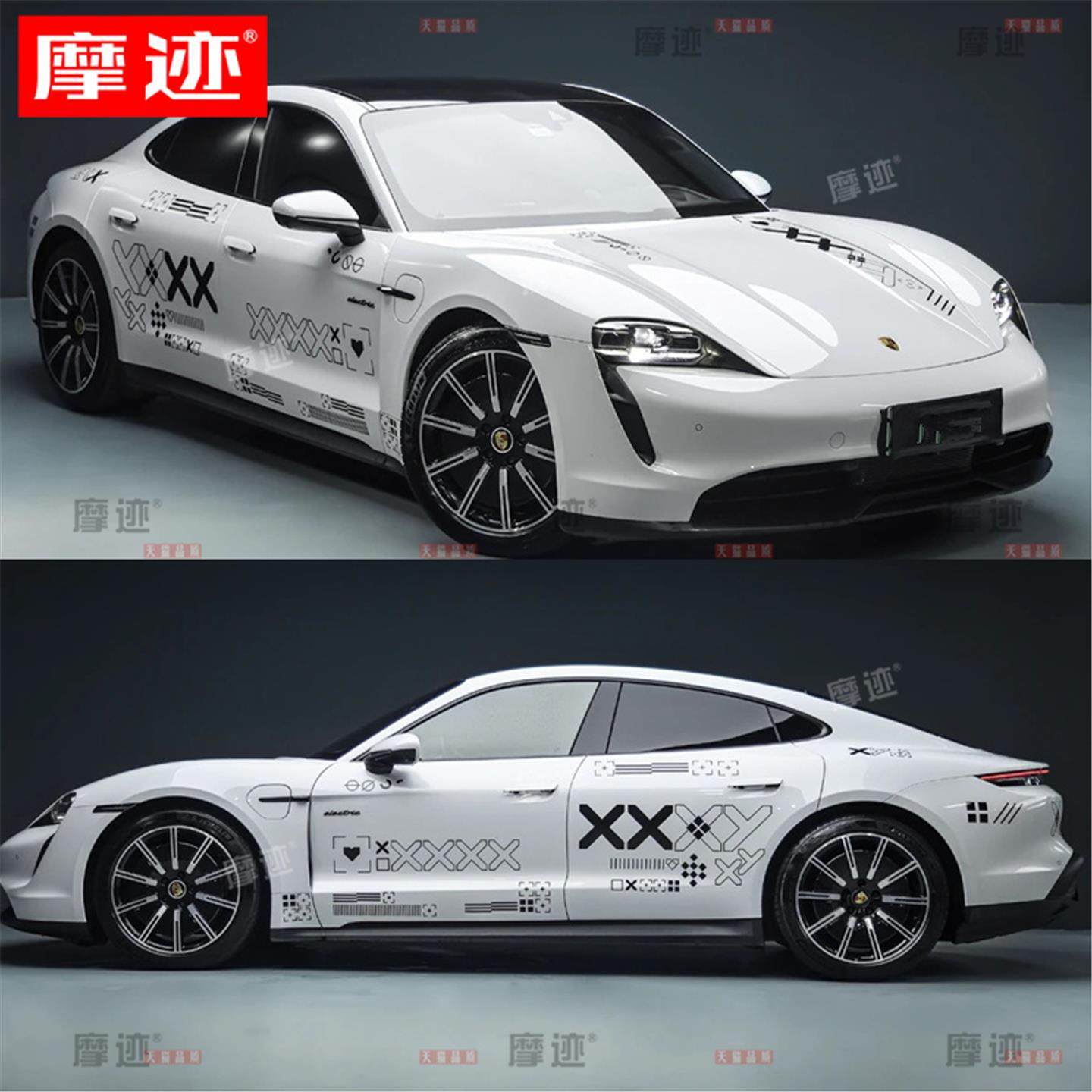 适用于保时捷TAYCAN印花