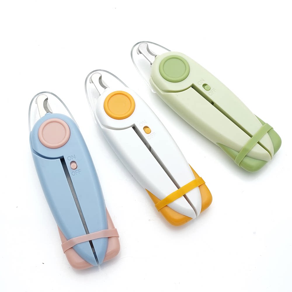 宠物指甲钳狗狗猫咪指甲修剪刀防抓剪指甲神器LED指甲钳宠物清洁