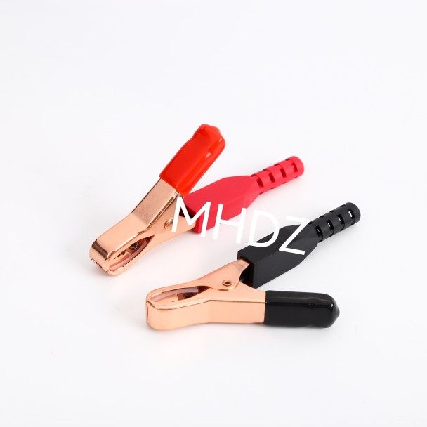 MH46k铁镀镍镀铜加厚检测仪专用夹子50A汽车夹测试夹放电夹蓄电池