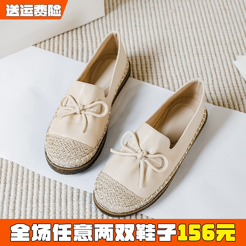 渔夫鞋女透气2025新款平底