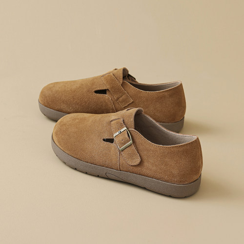 【免费试穿】全真皮全包勃肯鞋