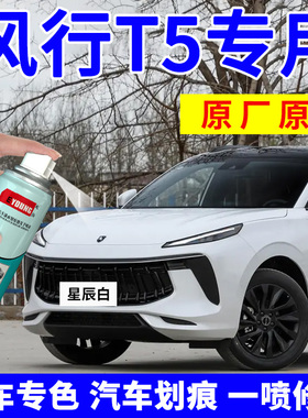 东风风行t5evo补漆笔星辰白自喷漆碧玉青汽车修复珍珠白极光绿色