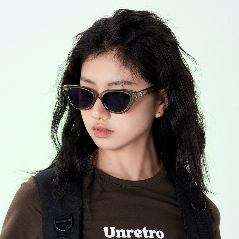 防晒遮阳猫眼复古风男女太阳墨镜