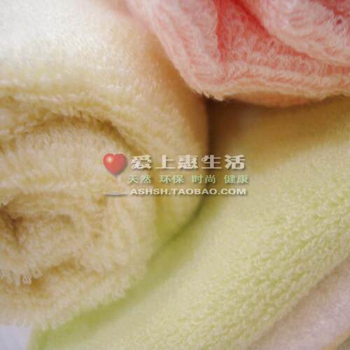 竹之锦天源天然抗菌加厚柔软方巾