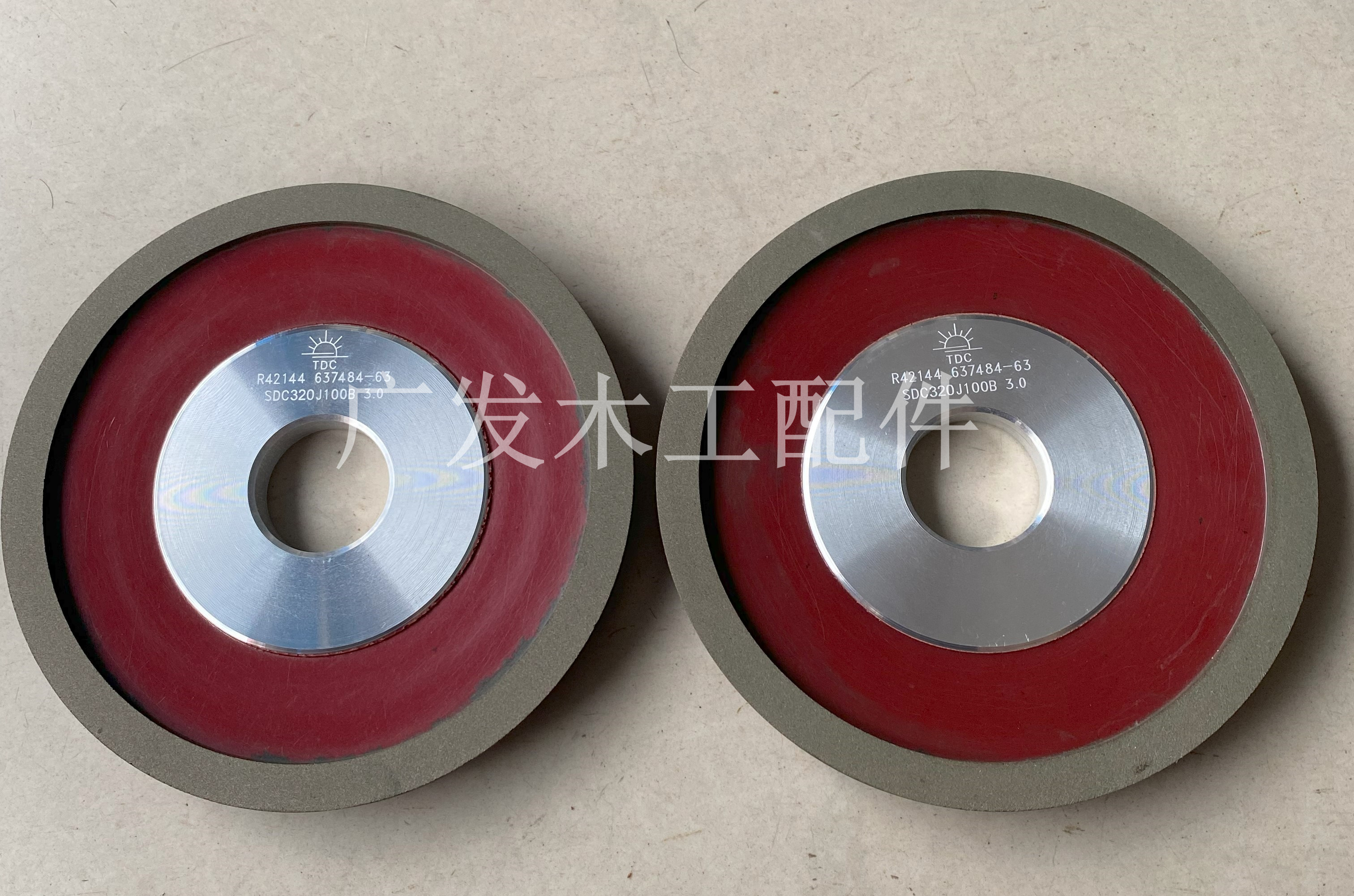太阳单斜边金刚石砂轮片斜口砂轮合金钨钢锯片锯齿刀头磨片磨锯片
